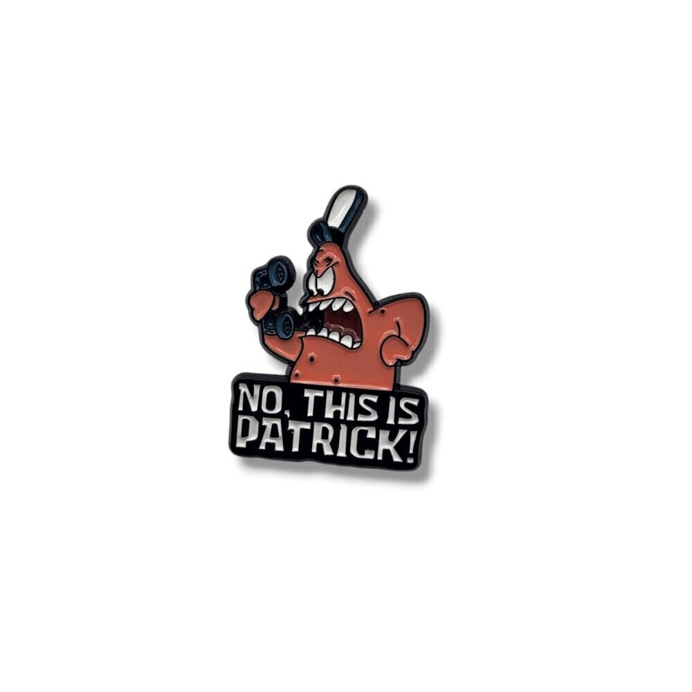 Spongebob SquarePants Patrick Star "No, this is Patrick!" Brooch/Pin